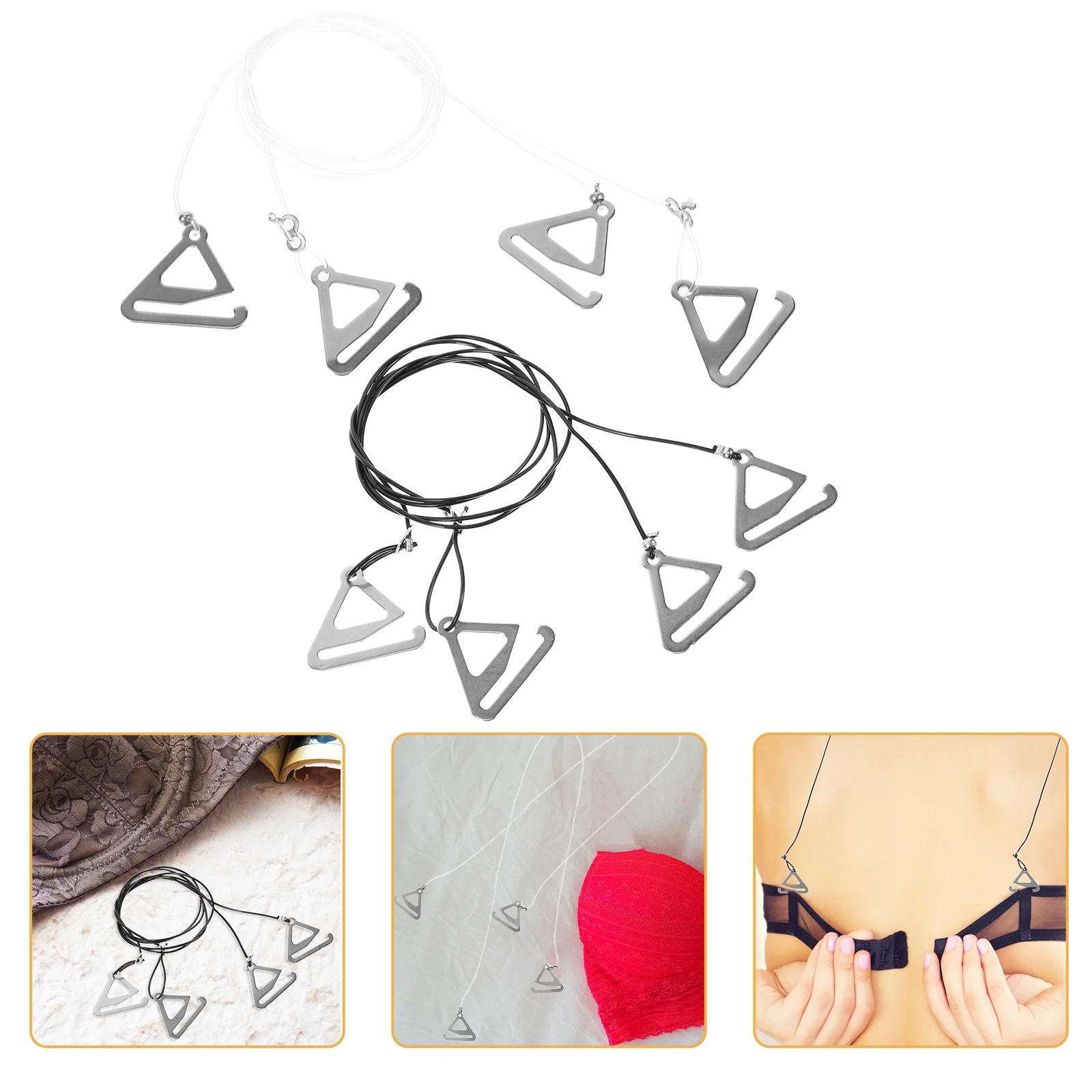 2 Pairs Shoulder Strap Accessories Decorative Straps Non-slip Silicone Chain Strapless Miss
2 Pairs Shoulder Strap Accessories Decorative Straps Non-slip Silicone Chain Strapless Miss