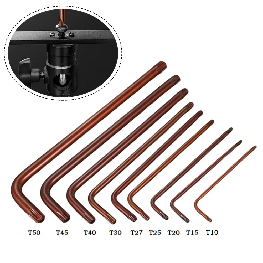 9pcs L Type Double-End Screwdriver Wrench Set Torx Star Head Spanner Alloy Steel Torx Screwdrivers Wrench Hand Tools T10-T50
9pcs L Type Double-End Screwdriver Wrench Set Torx Star Head Spanner Alloy Steel Torx Screwdrivers Wrench Hand Tools T10-T50