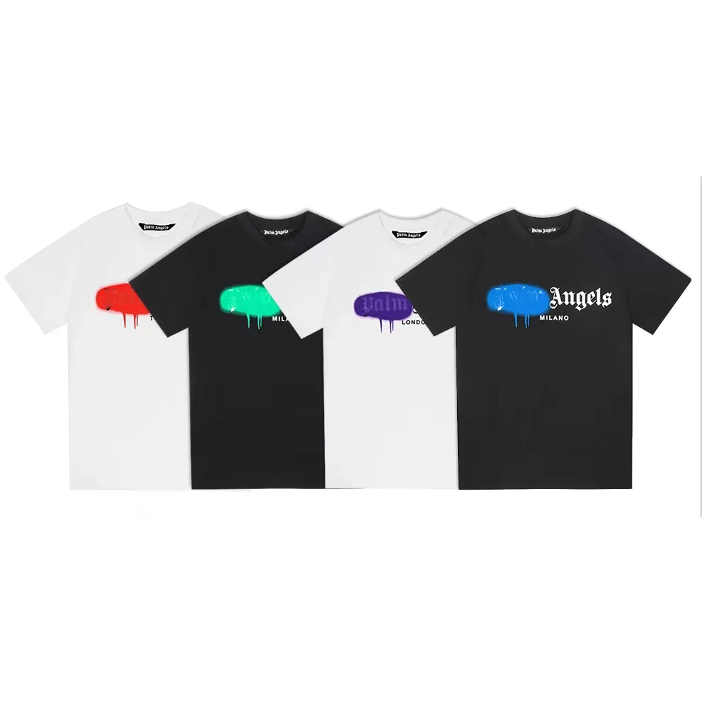 Palm Angels Men's/Female Alphabet City Spray Painted Cotton Casual Fashion Trend Round Neck T-Shirt Couple Boyfriend Gift
Palm Angels Men's/Female Alphabet City Spray Painted Cotton Casual Fashion Trend Round Neck T-Shirt Couple Boyfriend Gift