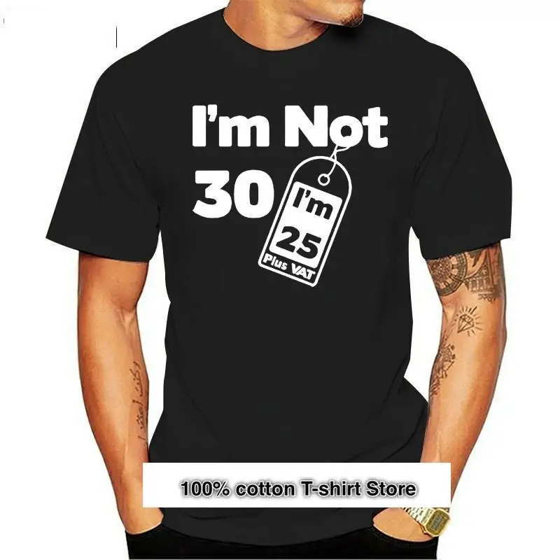 Camiseta con estampado de I'm Not 30 I'm 25 Plus para hombre, camisa con estampado de 30 cumpleaños, Tops de manga corta
Camiseta con estampado de I'm Not 30 I'm 25 Plus para hombre, camisa con estampado de 30 cumpleaños, Tops de manga corta