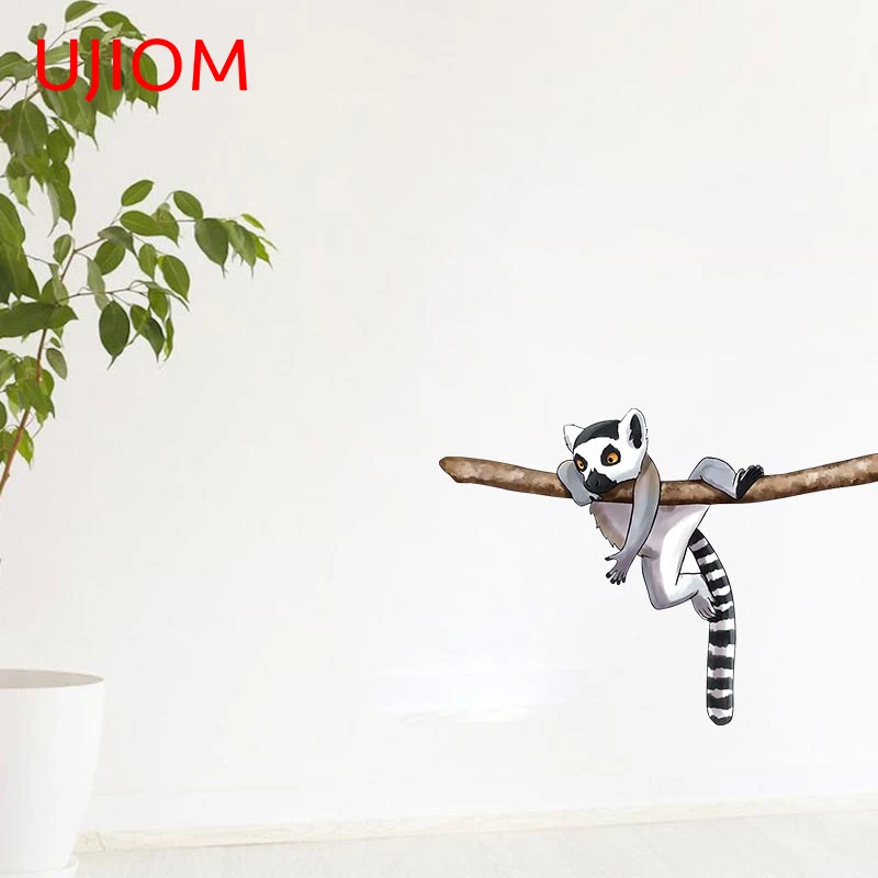 Виниловая наклейка UJIOM Lemur на стену, украшение для дома, съемная Настенная Наклейка для детской, спальни, декоративные наклейки для мебели
Виниловая наклейка UJIOM Lemur на стену, украшение для дома, съемная Настенная Наклейка для детской, спальни, декоративные наклейки для мебели