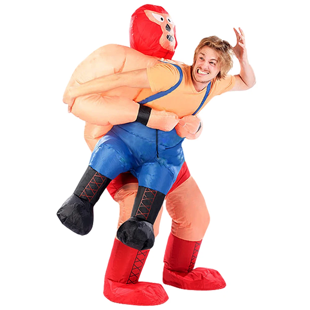 Halloween Adult Man Boxing Wrestling Fighter Riding Inflatable Cosplay Costumes Funny Party Disfraces for Woman Unisex 
Halloween Adult Man Boxing Wrestling Fighter Riding Inflatable Cosplay Costumes Funny Party Disfraces for Woman Unisex