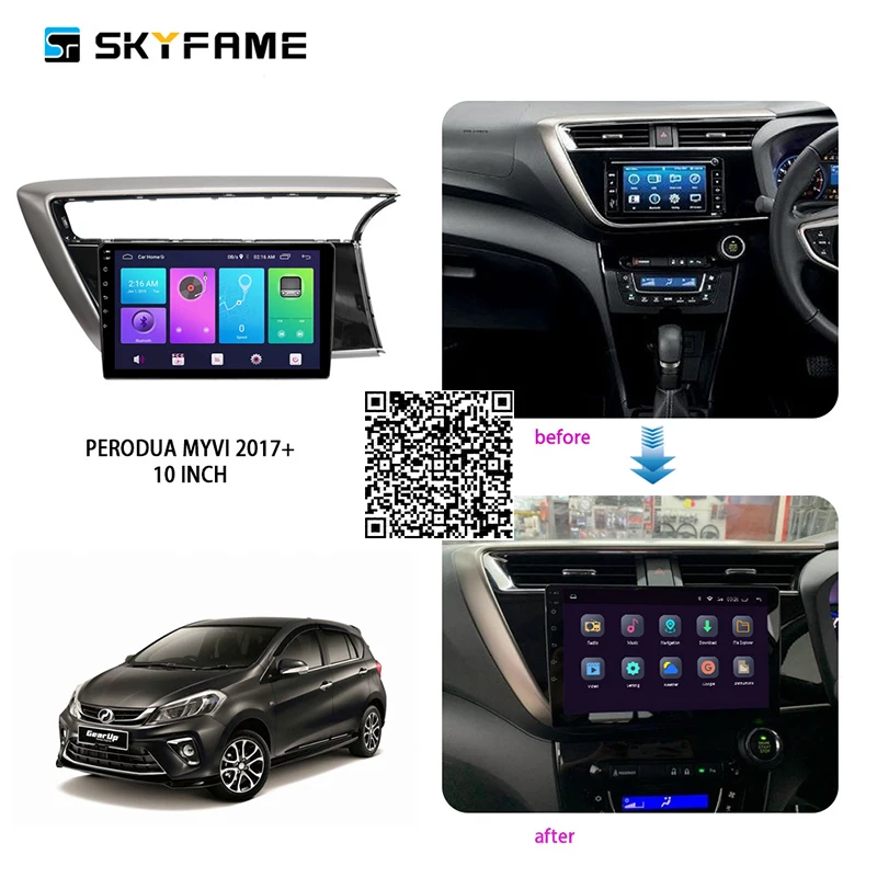 Для Perodua Myvi 2017 Автомобильная стереомагнитола Android мультимедийная система gps-навигация, dvd-плеер
Для Perodua Myvi 2017 Автомобильная стереомагнитола Android мультимедийная система gps-навигация, dvd-плеер