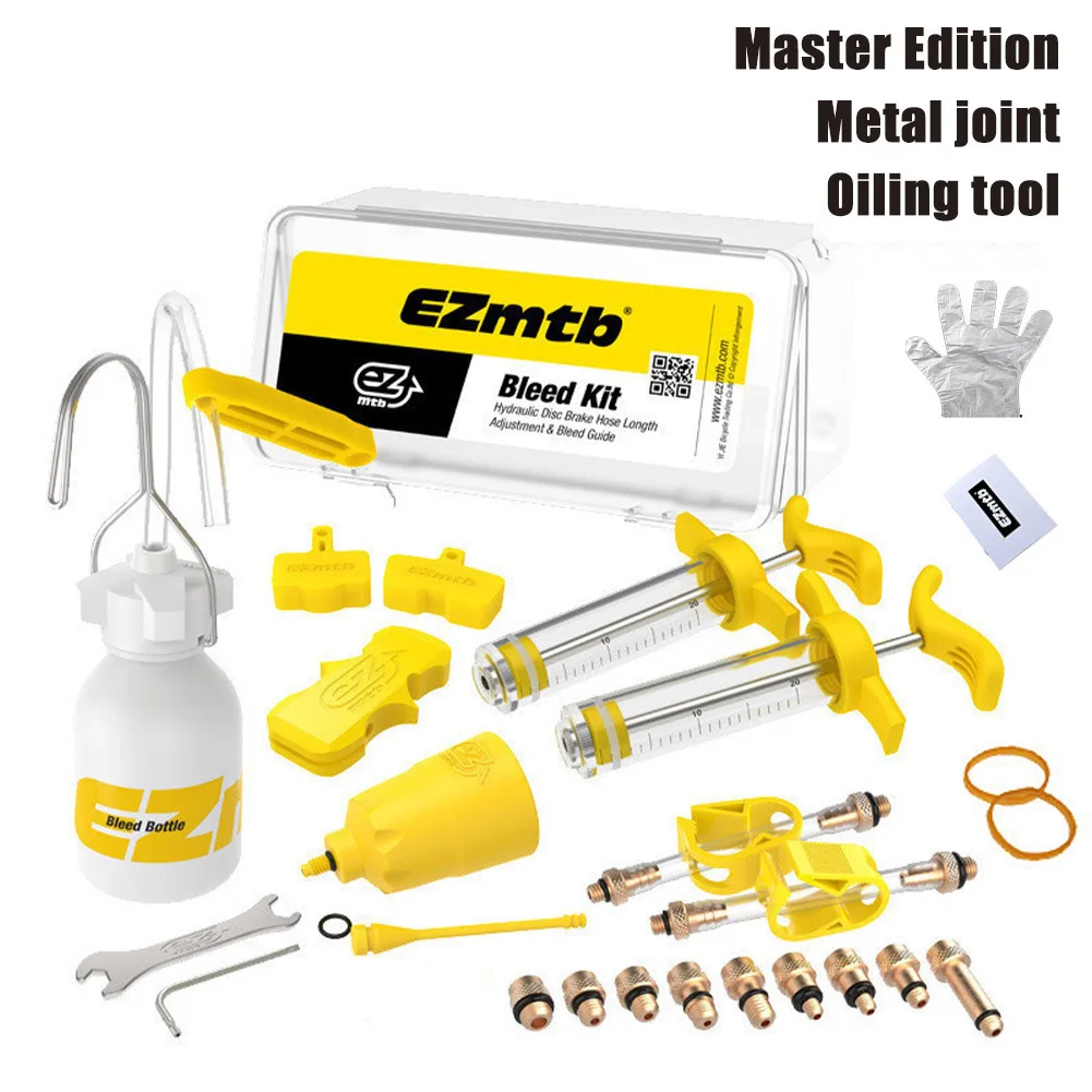 New Bicycle Hydraulic Disc Brake Oil Bleed Kit Tools For SHIMANO, SRAM, Avid MAGURA Series MTB Road Bike Brake Repair Tool Ezmtb
New Bicycle Hydraulic Disc Brake Oil Bleed Kit Tools For SHIMANO, SRAM, Avid MAGURA Series MTB Road Bike Brake Repair Tool Ezmtb