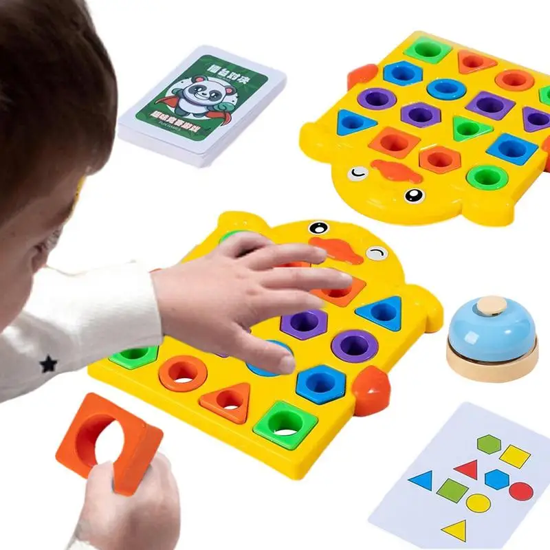 Geometry Matching Game Puzzle Sensory Toy Board Game Parent-Child Interactive Geometry Set Toy Gifts For Christmas Party Game
Geometry Matching Game Puzzle Sensory Toy Board Game Parent-Child Interactive Geometry Set Toy Gifts For Christmas Party Game