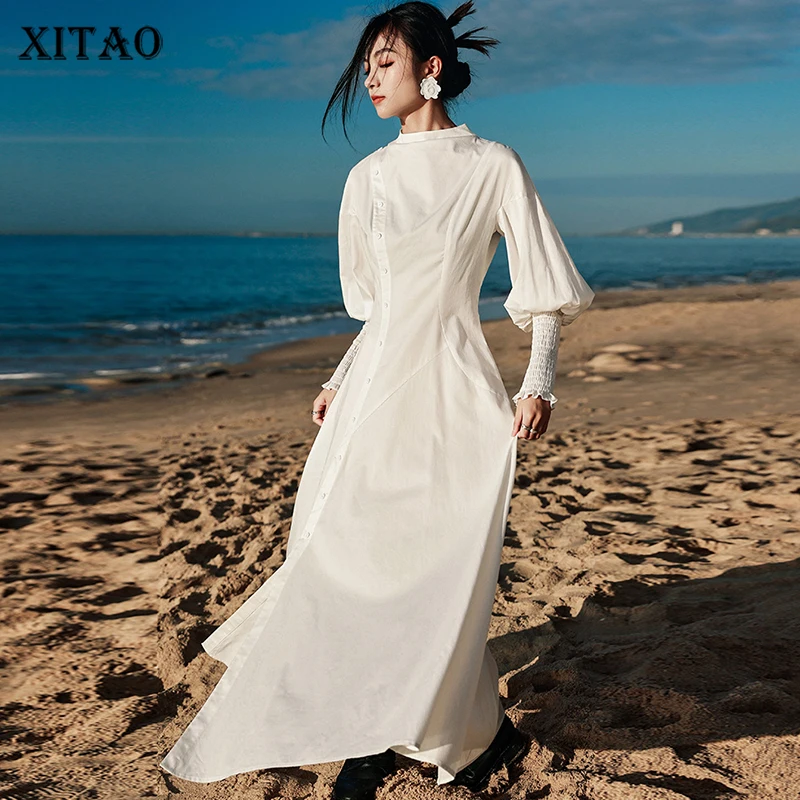 XITAO Solid Single Breasted Dress Women Korea 2022 Spring New Arrival Personality Fashion Loose Lantern Sleeve Dress WLD6700
XITAO Solid Single Breasted Dress Women Korea 2022 Spring New Arrival Personality Fashion Loose Lantern Sleeve Dress WLD6700