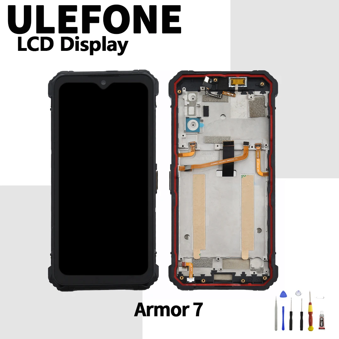 original For Ulefone Armor 7 Lcd display Touch Screen Digitizer Assembly For Ulefone Armor 7 Lcd screen with frame
original For Ulefone Armor 7 Lcd display Touch Screen Digitizer Assembly For Ulefone Armor 7 Lcd screen with frame