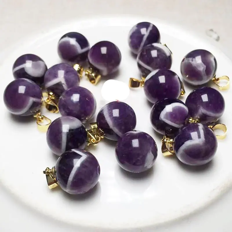 12mm Natural Crystal Stone Ball Beads Gemstone Pendant Necklaces For Women Girl Party Club Decor Jewelry With Chain
12mm Natural Crystal Stone Ball Beads Gemstone Pendant Necklaces For Women Girl Party Club Decor Jewelry With Chain