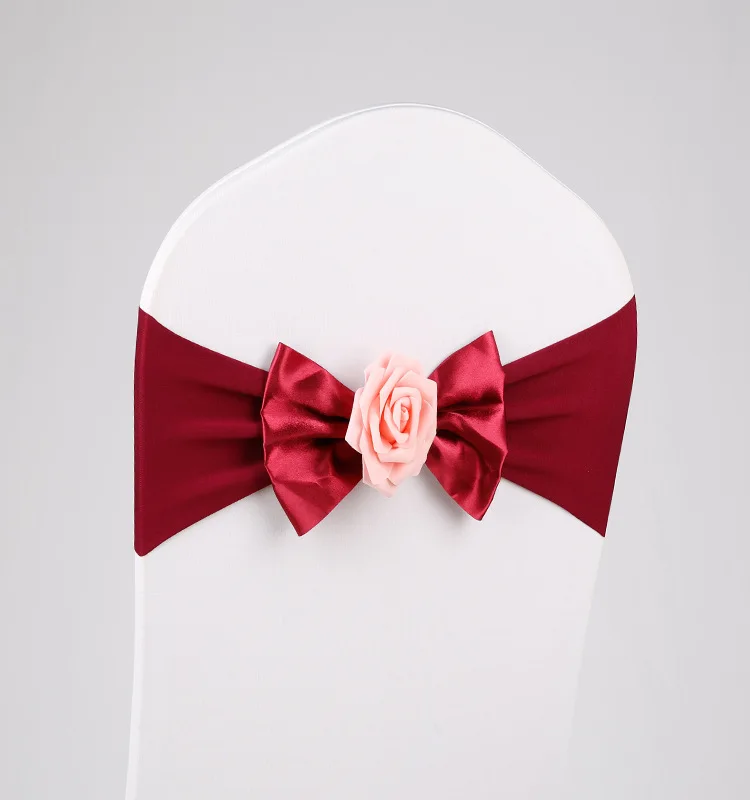 New Hot Sale 10/50 Pcs Satin Chair Flower Belt Soft Chair Wedding Ring Party Banquet Christmas Event Hotel Decorations
New Hot Sale 10/50 Pcs Satin Chair Flower Belt Soft Chair Wedding Ring Party Banquet Christmas Event Hotel Decorations