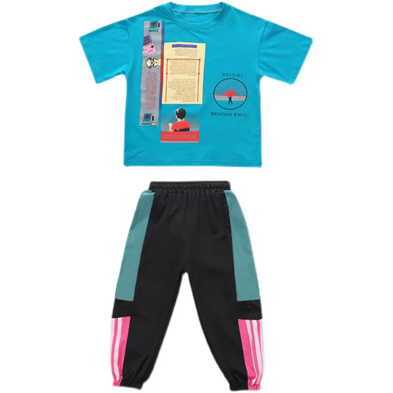 Children's Clothing Boys Clothes Summer Suits Baby Sports Shorts Boys Boutique New Handsome Summer Short Sleeves Tops Set
Children's Clothing Boys Clothes Summer Suits Baby Sports Shorts Boys Boutique New Handsome Summer Short Sleeves Tops Set