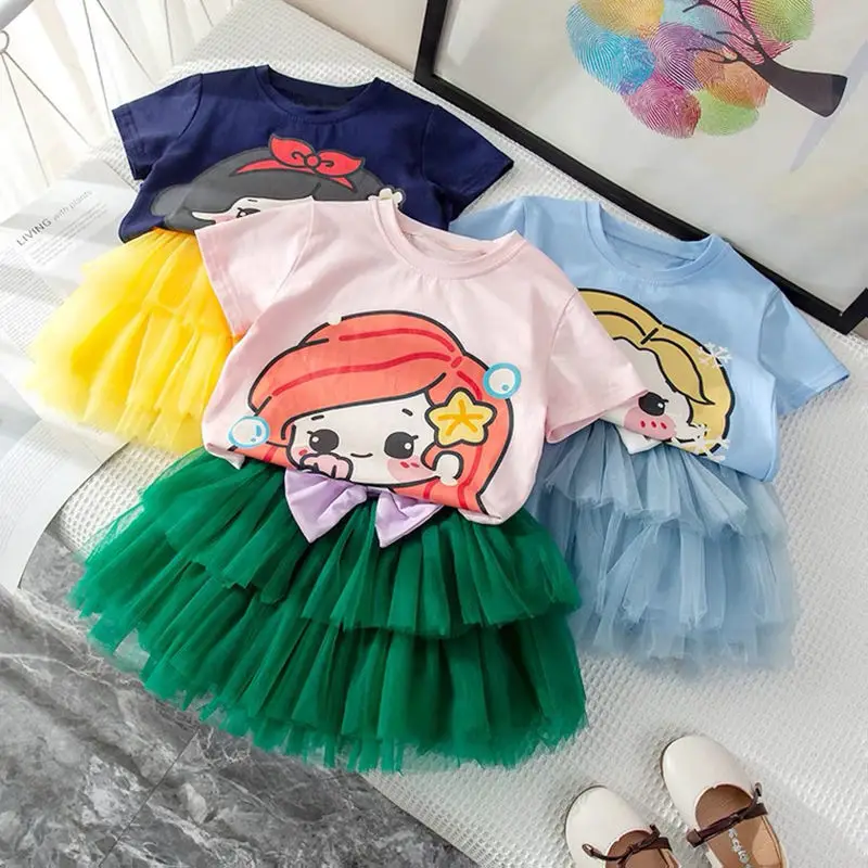 Kids Baby Girls Princess Sets Outfits Kawaii Long Sleeve Tops Mesh Skirts Spring Summer T shirt Toddler Girls Clothes Outfits
Kids Baby Girls Princess Sets Outfits Kawaii Long Sleeve Tops Mesh Skirts Spring Summer T shirt Toddler Girls Clothes Outfits