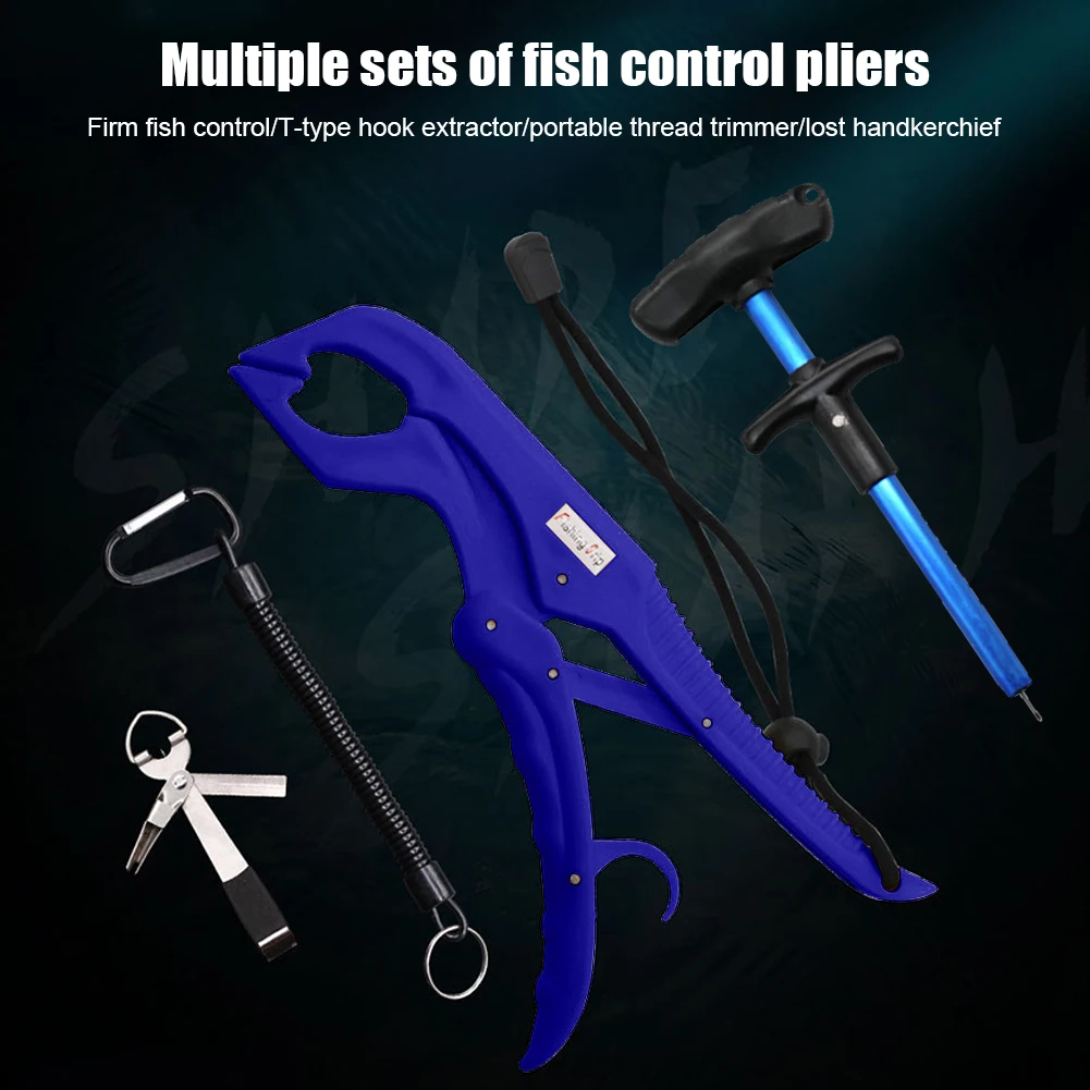 3pcs Fish Lip Gripper with Anti-Lost Rope Fish Grip Lip Clamp Grabber Multifunctional Fishing Equipment Outdoor Fishing Tool
3pcs Fish Lip Gripper with Anti-Lost Rope Fish Grip Lip Clamp Grabber Multifunctional Fishing Equipment Outdoor Fishing Tool