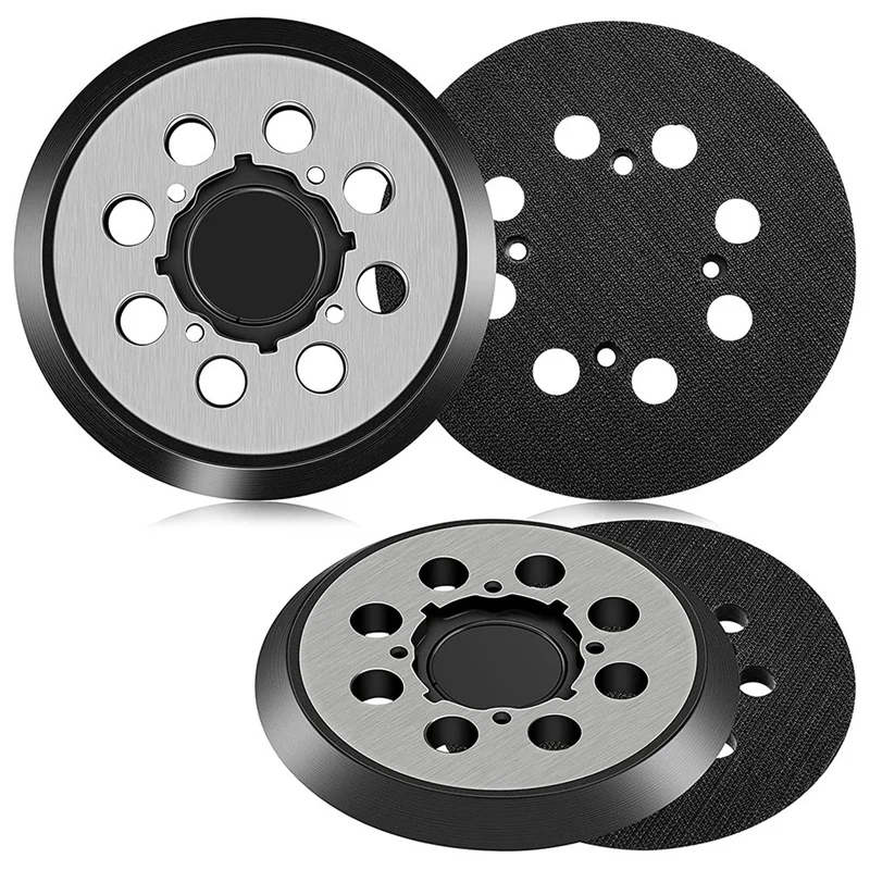 4 Packs 5 Inch 8 Hole Hook And Loop Replacement Sanding Pad Orbital Sander Pad Sander Backing Pad For DWE6423
4 Packs 5 Inch 8 Hole Hook And Loop Replacement Sanding Pad Orbital Sander Pad Sander Backing Pad For DWE6423