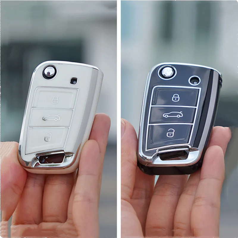 TPU Car Remote Key Case Cover Shell For VW Volkswagen Golf 7 MK7 Tiguan MK2 For SEAT Ateca Leon FR 2 Ibiza For Skoda Octavia A7
TPU Car Remote Key Case Cover Shell For VW Volkswagen Golf 7 MK7 Tiguan MK2 For SEAT Ateca Leon FR 2 Ibiza For Skoda Octavia A7