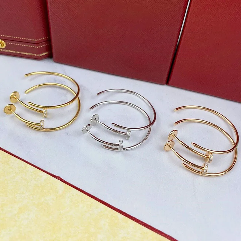 Classic 925 Sterling Silver Large Nail Earrings Women's Personality Light Luxury Fashion Brand Party Premium Jewelry
Classic 925 Sterling Silver Large Nail Earrings Women's Personality Light Luxury Fashion Brand Party Premium Jewelry