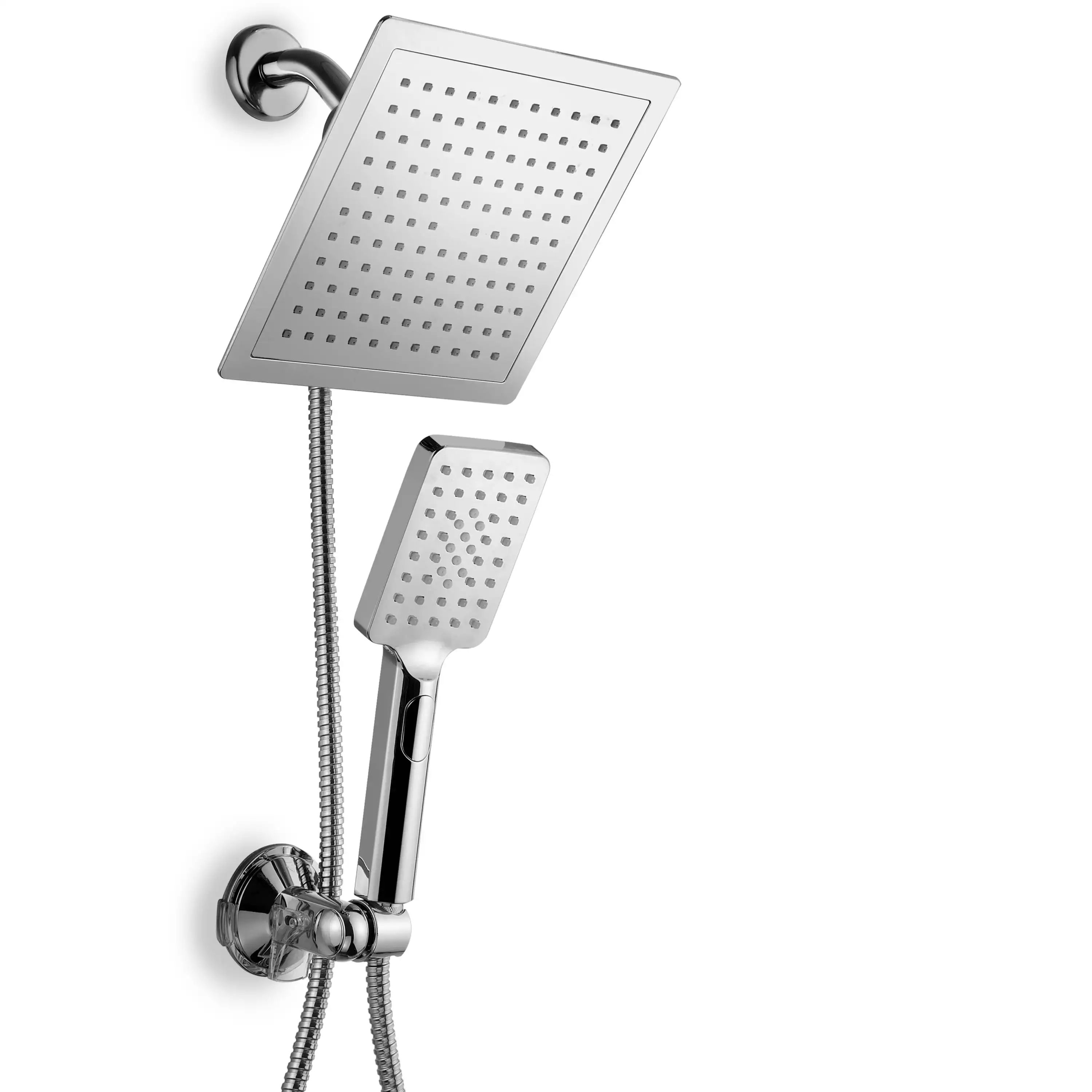 DreamSpa Ultra-Luxury 9-Inch Square Rainfall Combo with Push-Control Handheld Shower and Low-Reach Wall Bracket, Chrome
DreamSpa Ultra-Luxury 9-Inch Square Rainfall Combo with Push-Control Handheld Shower and Low-Reach Wall Bracket, Chrome