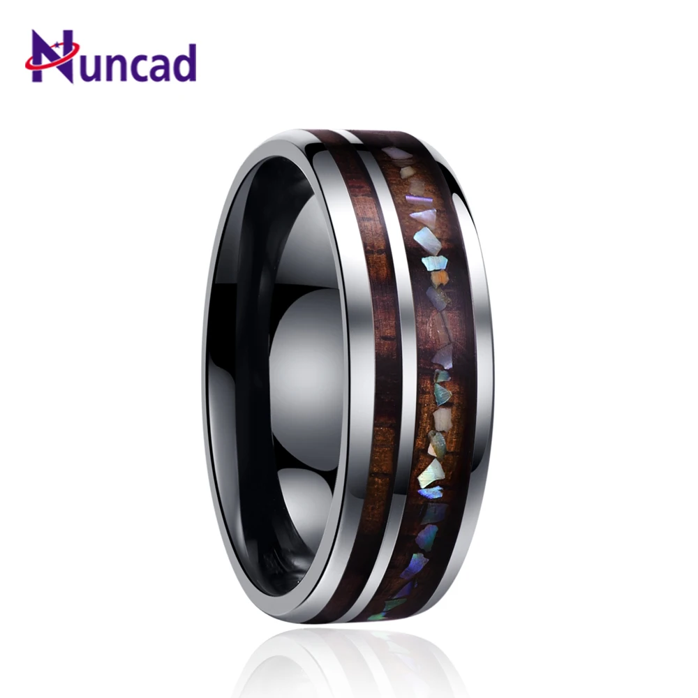 Nuncad Classic Men Rings Wide 8mm Veneer Handmade Inlay Broken Shell Tungsten Carbide Ring for Husband's Gift DropshippingT098R
Nuncad Classic Men Rings Wide 8mm Veneer Handmade Inlay Broken Shell Tungsten Carbide Ring for Husband's Gift DropshippingT098R