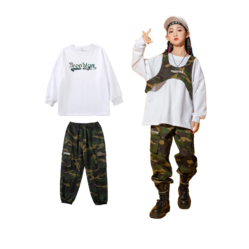 Fashion Jazz Dance Costumes Cosplay For Girls Costume Hiphop Suit Children Street Dance Outfits Modern Dance Rave Clothes
Fashion Jazz Dance Costumes Cosplay For Girls Costume Hiphop Suit Children Street Dance Outfits Modern Dance Rave Clothes