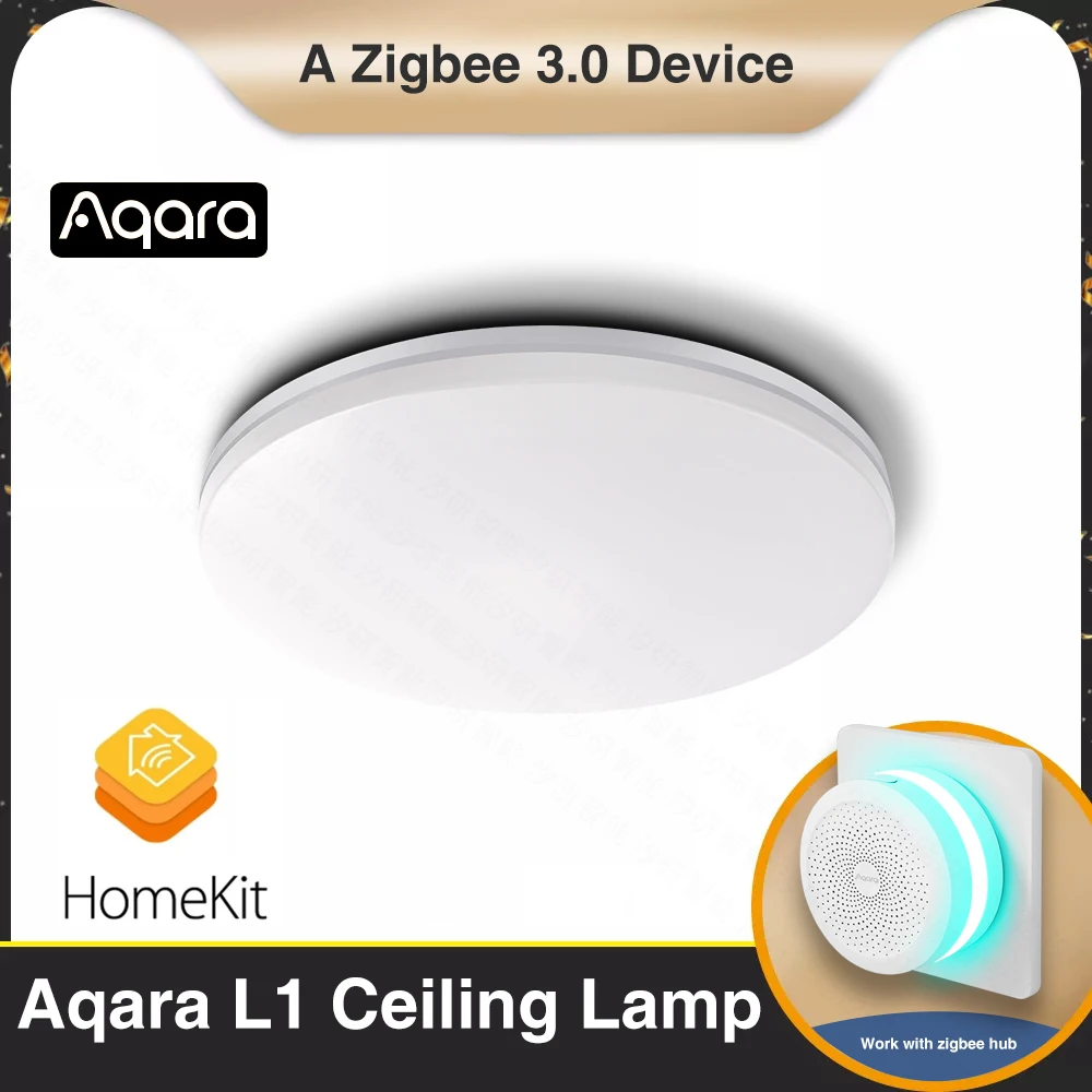 Умный светодиодный светильник Aqara Zigbee, потолочная лампа для спальни, L1 -350, с цветовой температурой, работает с приложением Xiaomi Mijia, Apple Homekit, 3,0
Умный светодиодный светильник Aqara Zigbee, потолочная лампа для спальни, L1 -350, с цветовой температурой, работает с приложением Xiaomi Mijia, Apple Homekit, 3,0