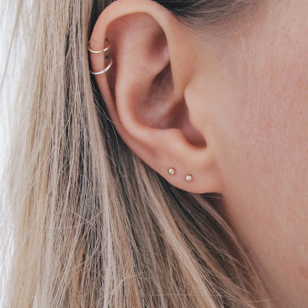 Trending korean fashion earrings diameter 5mm small stud earrings women simple Stainless steel earring studs jewelry wholesale
Trending korean fashion earrings diameter 5mm small stud earrings women simple Stainless steel earring studs jewelry wholesale