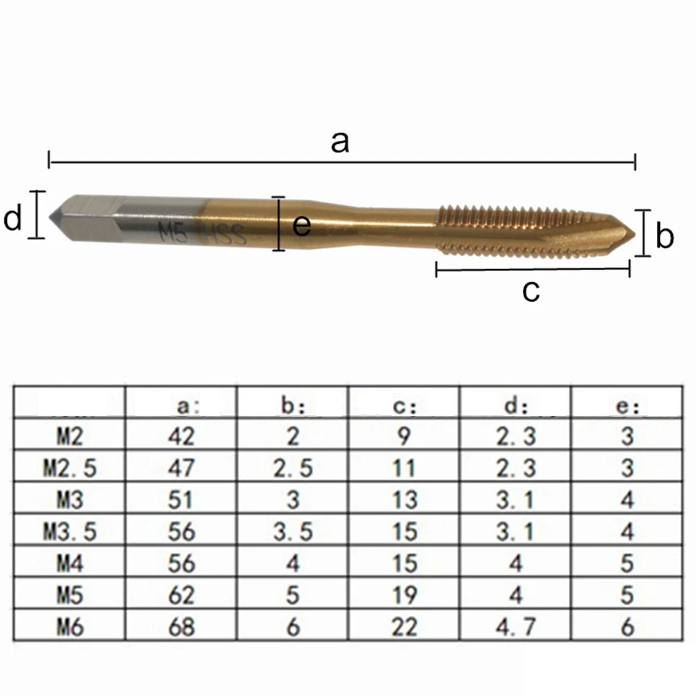 Bicycle Repair Thread Taps Hand Tool 7pc Set HSS High Temperature M2-M6 Machine Screw Metric Plug Drill Tapping
Bicycle Repair Thread Taps Hand Tool 7pc Set HSS High Temperature M2-M6 Machine Screw Metric Plug Drill Tapping