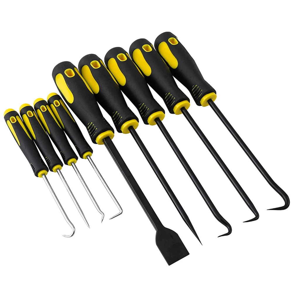 9Pcs Precision Pick Hook Car Oil Seal O Ring Seal Gasket Pick Remover Tool Set 165mm 260mm Automotive Maintenance Tool Kit
9Pcs Precision Pick Hook Car Oil Seal O Ring Seal Gasket Pick Remover Tool Set 165mm 260mm Automotive Maintenance Tool Kit