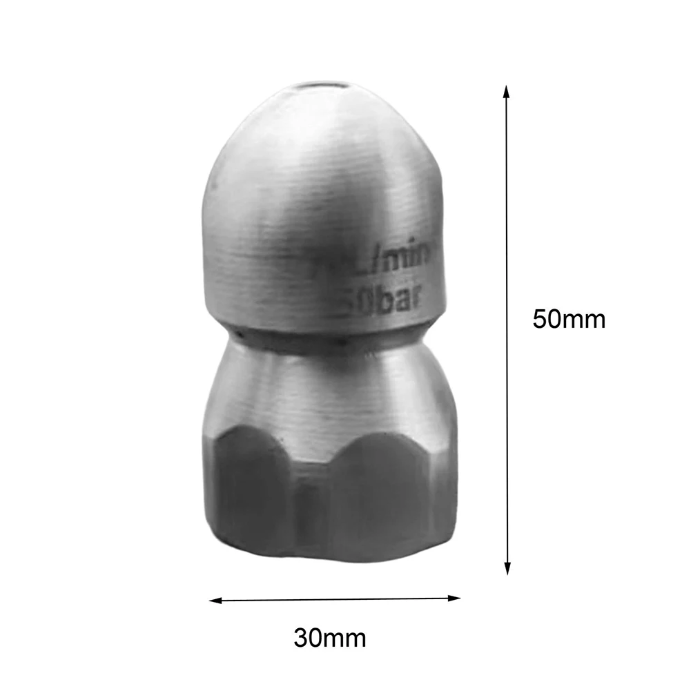 Pressure Washer Nozzle 1Pcs Stainless Steel Replacement Durable Flusher G1/2inch Garden Heavy Dut High Pressure
Pressure Washer Nozzle 1Pcs Stainless Steel Replacement Durable Flusher G1/2inch Garden Heavy Dut High Pressure