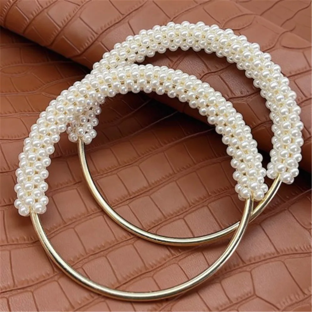New Metal O-ring Bag Handle Braided Pearl Bag Ring Strap Replacement Purse Handbag Luggage Clutch Bag Parts Hardware Accessories
New Metal O-ring Bag Handle Braided Pearl Bag Ring Strap Replacement Purse Handbag Luggage Clutch Bag Parts Hardware Accessories
