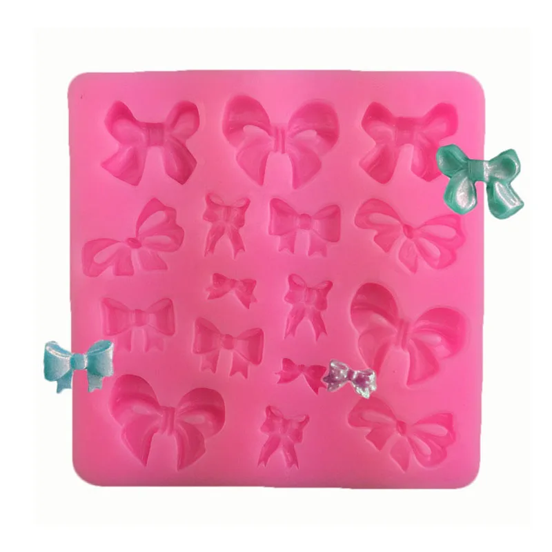 

Butterfly Silicone Chocolates Moulds Fondant Wedding Cake Decoration Sugar Craft Mold Bow Tie Shape Fudge Kitchen Baking Tools