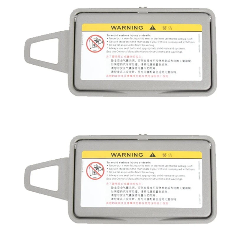 2X Gray Car Sun Visor Shade Makeup Cosmetic Mirror Cover Right Side For Mercedes Benz E-Class W211 2003-2008 2118100410
2X Gray Car Sun Visor Shade Makeup Cosmetic Mirror Cover Right Side For Mercedes Benz E-Class W211 2003-2008 2118100410