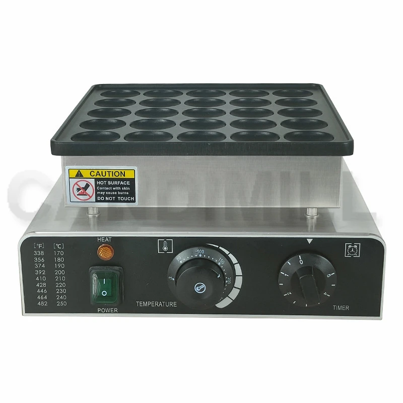 Free shipping Commercial 25pcs Mini Dutch Poffertjes Pancake Baker Nonstick Dorayaki Pancake Maker Machine 110v 220v
Free shipping Commercial 25pcs Mini Dutch Poffertjes Pancake Baker Nonstick Dorayaki Pancake Maker Machine 110v 220v