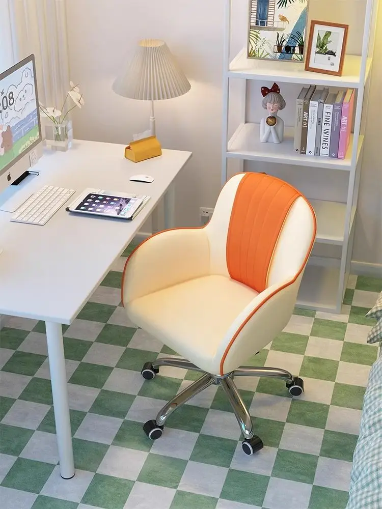 College dormitory ins wind net red makeup chair cute bedroom office home computer chair comfortable can be raised and lowered
College dormitory ins wind net red makeup chair cute bedroom office home computer chair comfortable can be raised and lowered