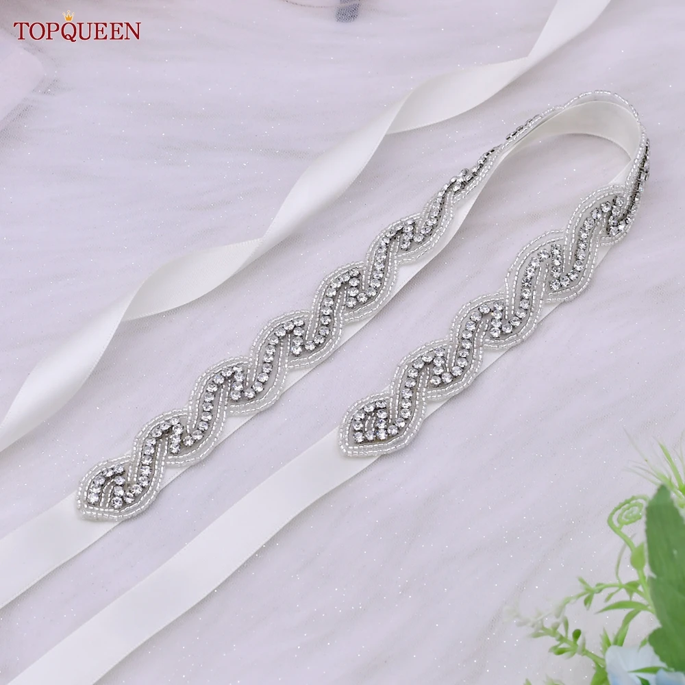 TOPQUEEN S62 Luxury Bridal Belt 2022 Silver Rhinestone Crystal Sash Wedding Accessories Women'S Dresses Girdles Gown Applique
TOPQUEEN S62 Luxury Bridal Belt 2022 Silver Rhinestone Crystal Sash Wedding Accessories Women'S Dresses Girdles Gown Applique