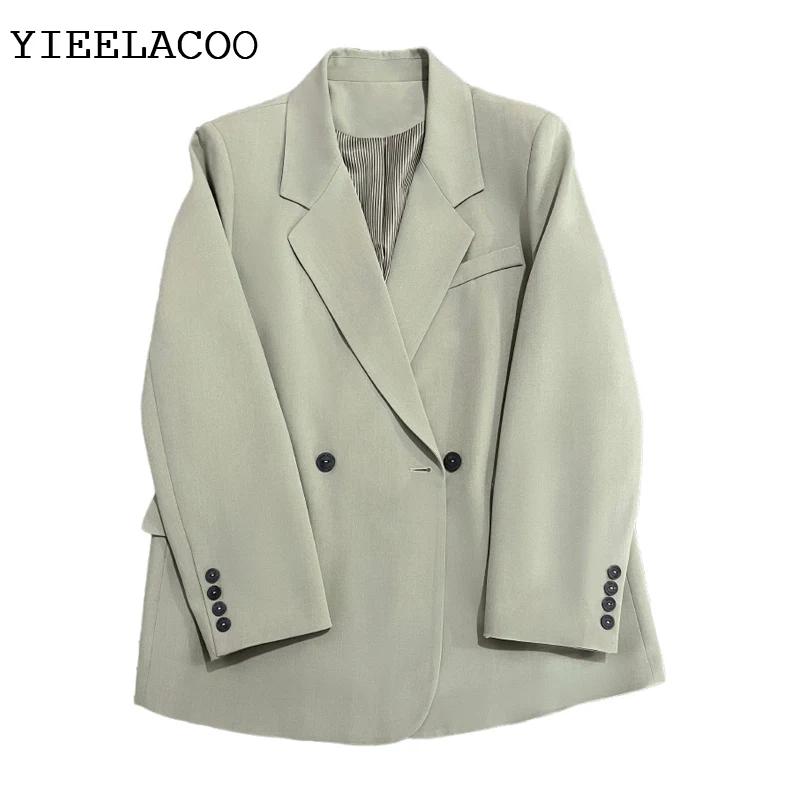 Light bean green Blazer for women in autumn 2023 Design Sensible Street Fashion Trend Senior Suit
Light bean green Blazer for women in autumn 2023 Design Sensible Street Fashion Trend Senior Suit