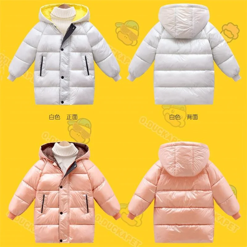 Girls Boys Down Cotton Jacket Winter Thick Warm Zipper Long Hooded Coat Children Casual Clothing Kids Parka Snowsuit Outerwear
Girls Boys Down Cotton Jacket Winter Thick Warm Zipper Long Hooded Coat Children Casual Clothing Kids Parka Snowsuit Outerwear