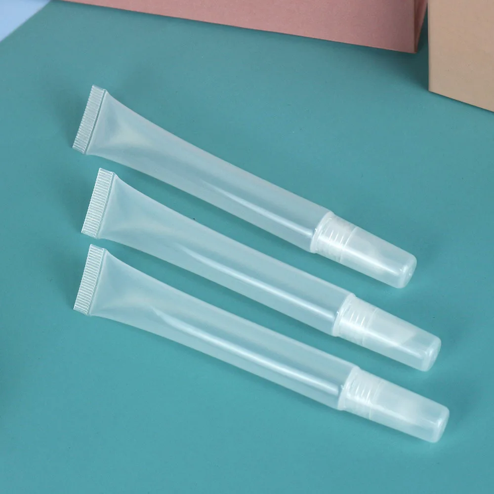 50PCS 15ml Wholesale Slender Lip Glaze Extrusion Transparent Hose Cosmetics Transparent Oblique Lip Color Powder Bottoming Tube
50PCS 15ml Wholesale Slender Lip Glaze Extrusion Transparent Hose Cosmetics Transparent Oblique Lip Color Powder Bottoming Tube