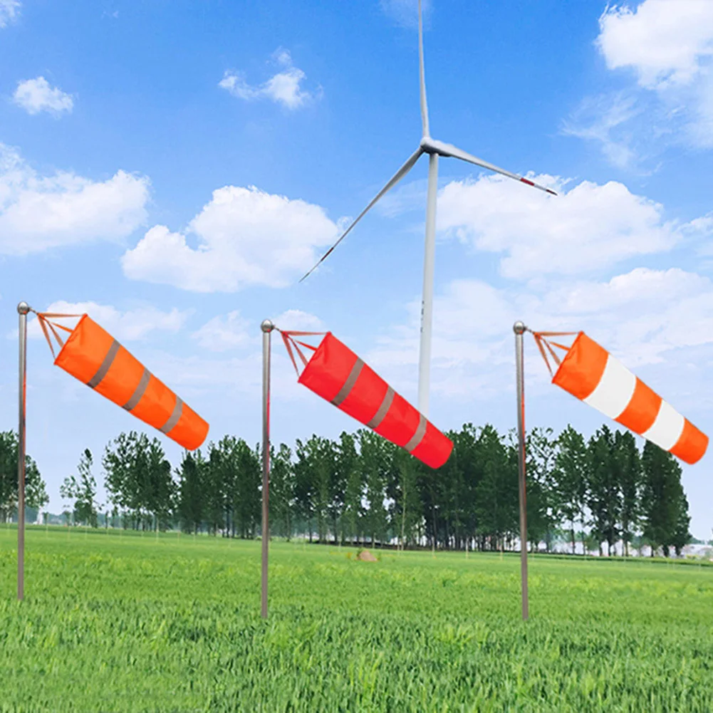 40/60/100cm Reflective Windsock Outdoor Scratchproof Windproof Fluorescent Reflective Wind Sock Weathervane Detecting Direction
40/60/100cm Reflective Windsock Outdoor Scratchproof Windproof Fluorescent Reflective Wind Sock Weathervane Detecting Direction