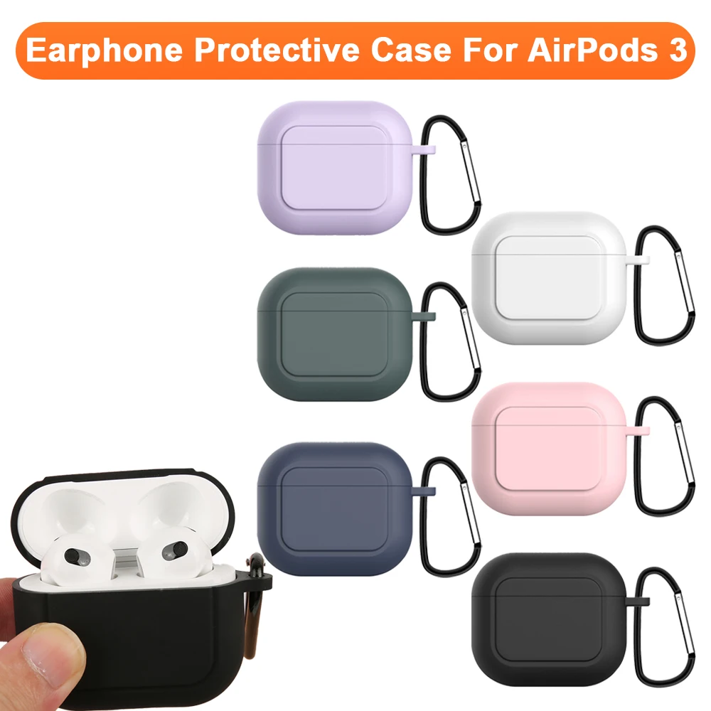 Bluetooth Earphone Case For AirPods 3 Silicone Protective Cover Anti-drop Scratch-resistant Shell Protective Cover For AirPods 3
Bluetooth Earphone Case For AirPods 3 Silicone Protective Cover Anti-drop Scratch-resistant Shell Protective Cover For AirPods 3