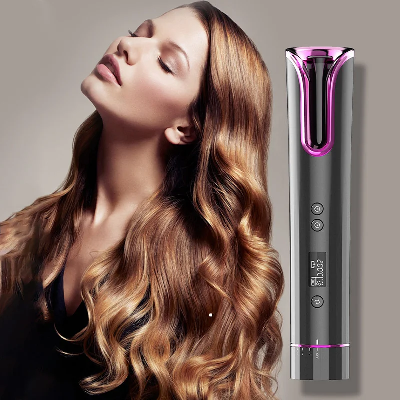 Portable Wireless Hair Curler Home Automatic Hair Iron LED Display Temperature Adjustable Electric Hair Curler USB Charging
Portable Wireless Hair Curler Home Automatic Hair Iron LED Display Temperature Adjustable Electric Hair Curler USB Charging