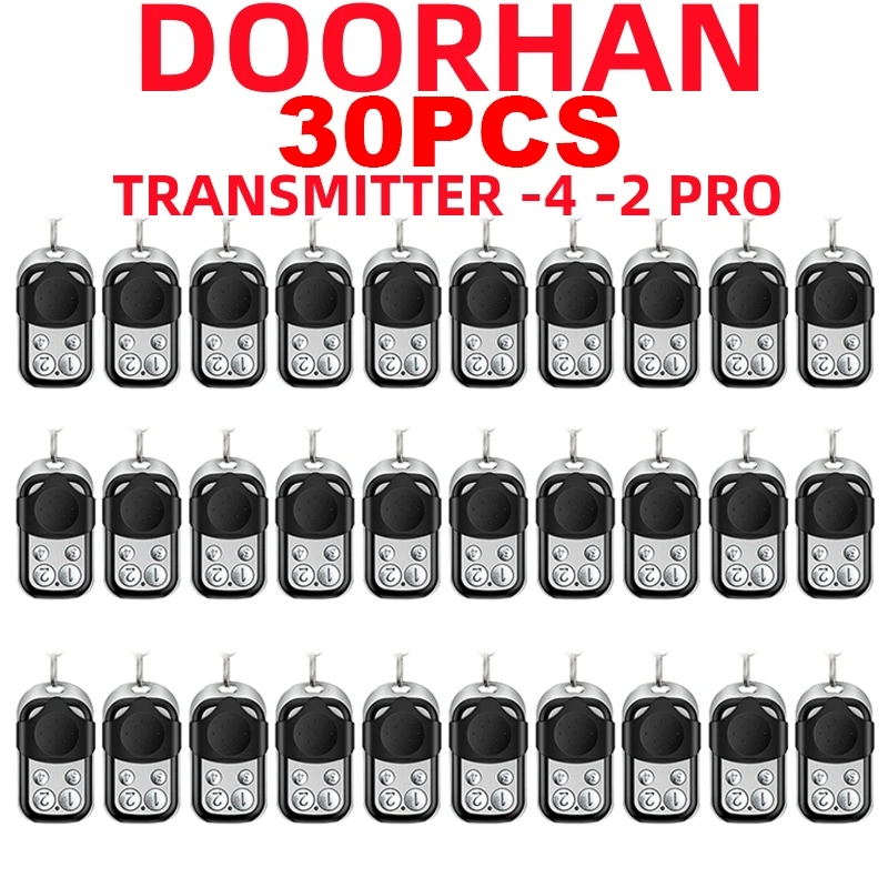 30PCS DOORHAN TRANSMITTER -4 -2 PRO Barrier Remote Control 433MHz Dynamic Code Keychain DOORHAN Remote Control
30PCS DOORHAN TRANSMITTER -4 -2 PRO Barrier Remote Control 433MHz Dynamic Code Keychain DOORHAN Remote Control