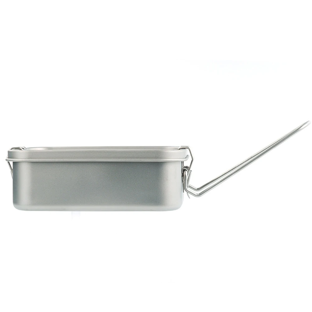 800ml Titanium Lunch Box With Handle Leak-Proof Camping Food Storage Containers Fruit Food Container With Fork Spoon
800ml Titanium Lunch Box With Handle Leak-Proof Camping Food Storage Containers Fruit Food Container With Fork Spoon