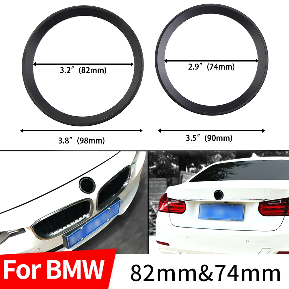 2PCS Black Front Rear Logo Surrounding Ring For BMW 3 4 Series 82 Mm & 74 Mm Emblem High Quality Interior Car Accessories
2PCS Black Front Rear Logo Surrounding Ring For BMW 3 4 Series 82 Mm & 74 Mm Emblem High Quality Interior Car Accessories