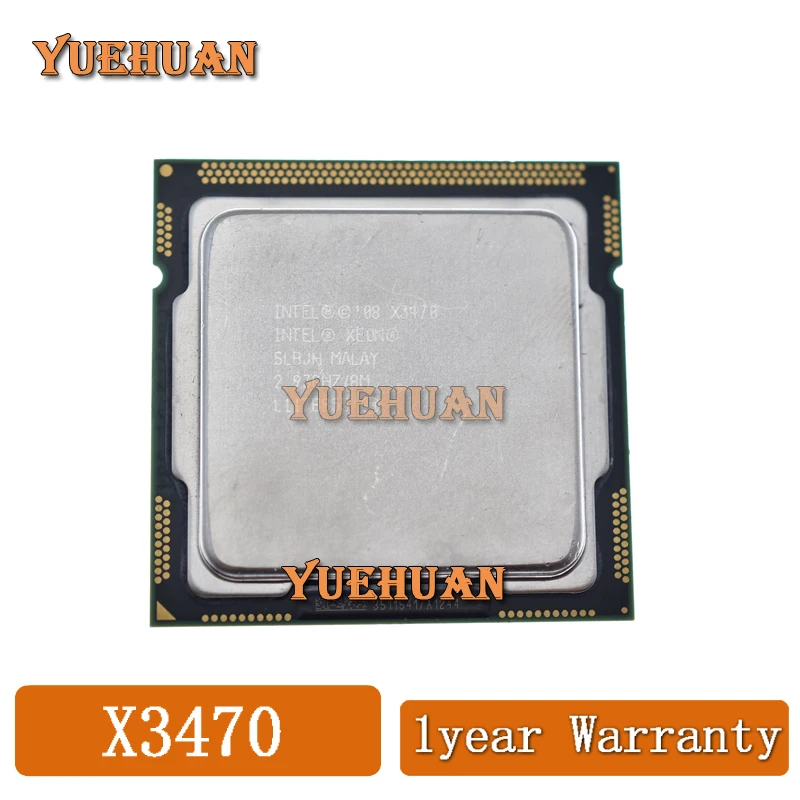 Intel Xeon X3470 2.933 GHz Quad-Core Eight-Thread 95W CPU Processor 8M 95W LGA 1156
Intel Xeon X3470 2.933 GHz Quad-Core Eight-Thread 95W CPU Processor 8M 95W LGA 1156