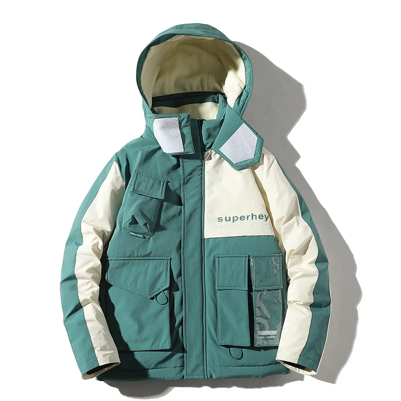 Brand Winter Warm Down Windproof Thick Hooded Jacket Parkas Autumn Fashion Streetwear Casual Coat Men
Brand Winter Warm Down Windproof Thick Hooded Jacket Parkas Autumn Fashion Streetwear Casual Coat Men