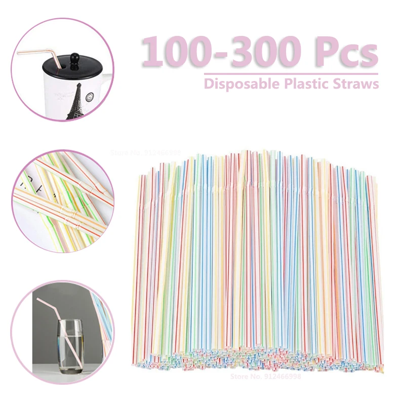 100-300Pcs Plastic Drinking Straws 8 Inches Long Multi-Colored Striped Disposable Straws Party Bar MultiColore Rainbow Straw
100-300Pcs Plastic Drinking Straws 8 Inches Long Multi-Colored Striped Disposable Straws Party Bar MultiColore Rainbow Straw
