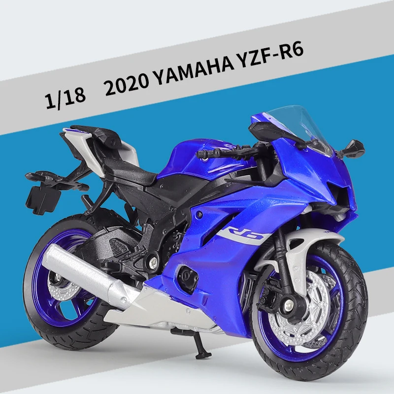 Welly 1:18 Yamaha YZF-R6 Alloy Die Cast Motorcycle Model Toy Vehicle Collection Autobike Off Road Autocycle Toys Car
Welly 1:18 Yamaha YZF-R6 Alloy Die Cast Motorcycle Model Toy Vehicle Collection Autobike Off Road Autocycle Toys Car