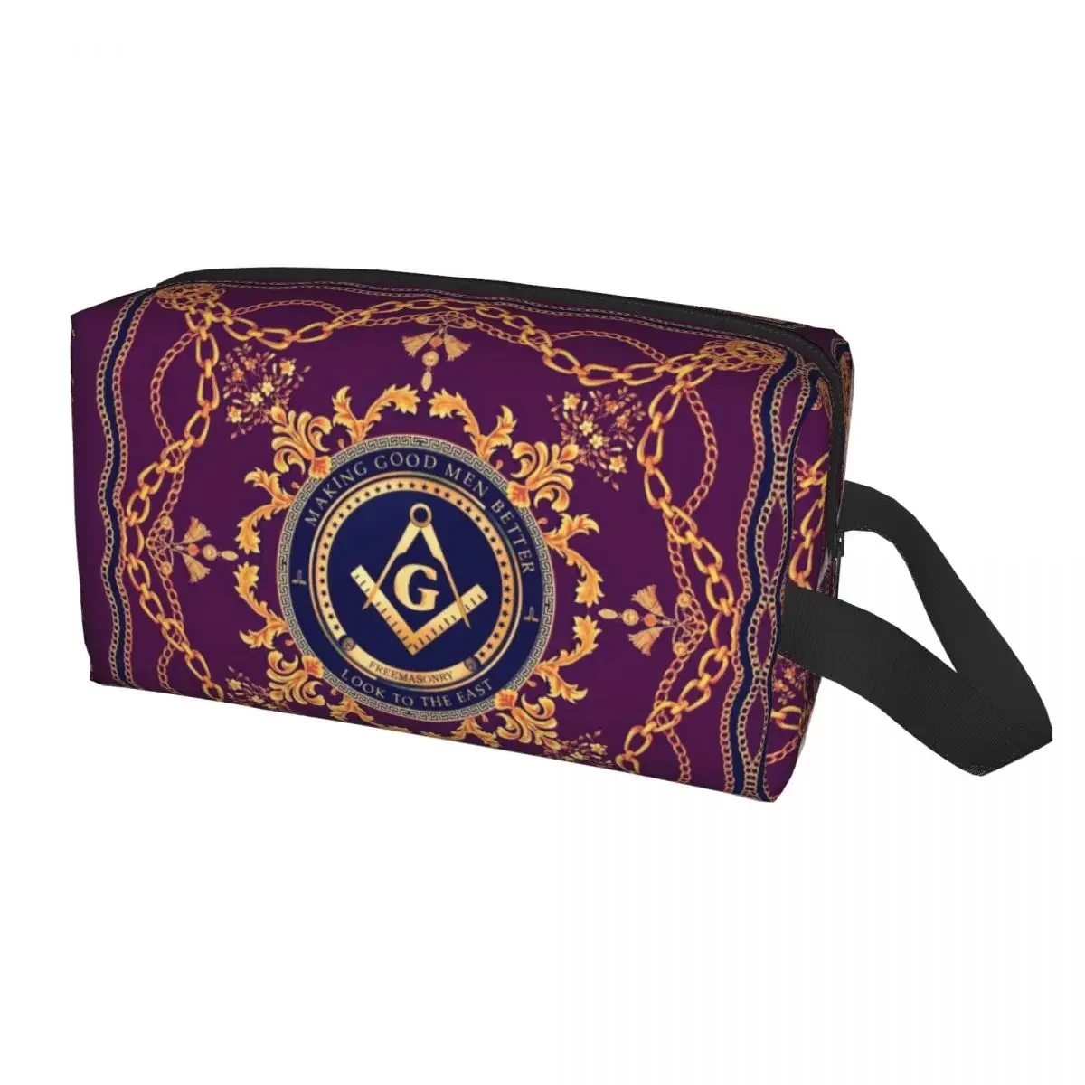 Custom Freemasonry Baroque Toiletry Bag Women Masonic Cosmetic Makeup Organizer Ladies Beauty Storage Dopp Kit Case
Custom Freemasonry Baroque Toiletry Bag Women Masonic Cosmetic Makeup Organizer Ladies Beauty Storage Dopp Kit Case