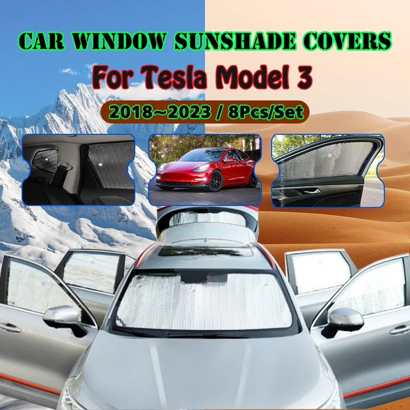 Full Covers Sunshades For Tesla Model 3 2018 2019 2020 2021 2022 2023 Car Accessories Sun Windshields Side Window Auto Visor 
Full Covers Sunshades For Tesla Model 3 2018 2019 2020 2021 2022 2023 Car Accessories Sun Windshields Side Window Auto Visor