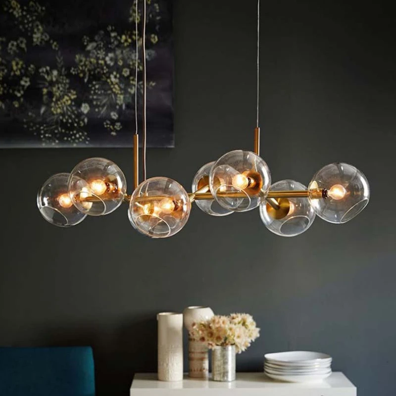 Nordic Modern Glass Chandeliers Lighting for Home Dining Room Decor Black Hanging Lamp Parlor Restaurant Bar Pendant Lights
Nordic Modern Glass Chandeliers Lighting for Home Dining Room Decor Black Hanging Lamp Parlor Restaurant Bar Pendant Lights