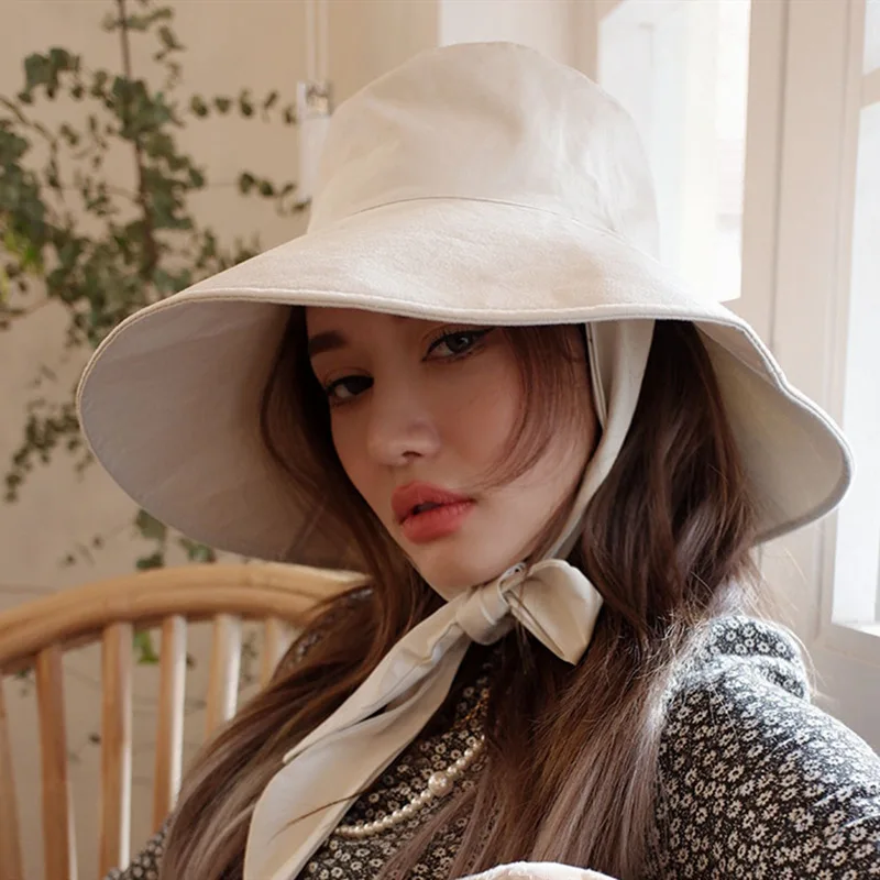 Large Brim Summer Sun Beach Hat Women's Outdoor Travel Bucket Hat Fashion Ladies Casual Bob Panama Hat Girls Cotton Solid Hat
Large Brim Summer Sun Beach Hat Women's Outdoor Travel Bucket Hat Fashion Ladies Casual Bob Panama Hat Girls Cotton Solid Hat